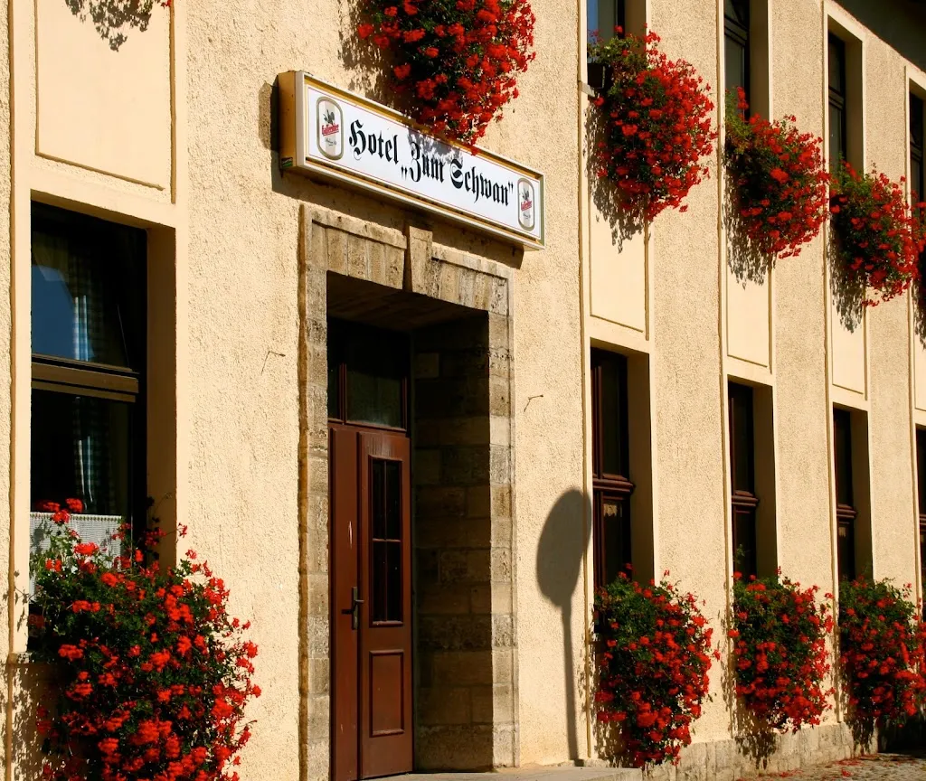 Hotel im Harz - "Zum Schwan" in Nachterstedt bei Quedlinburg ristorante a Seeland