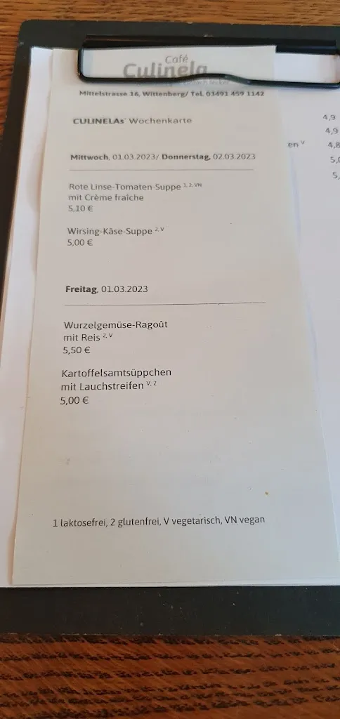 Menu_Culinela Cafe_Wittenberg_image_4