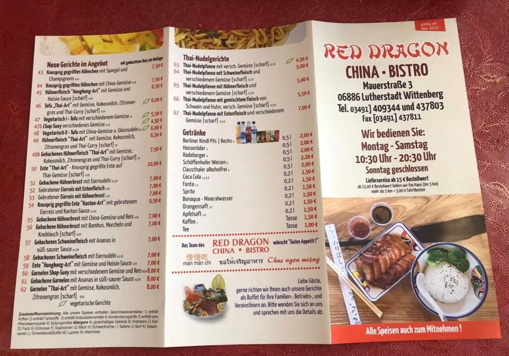 Menu_Red Dragon China-Bistro_Wittenberg_image_1