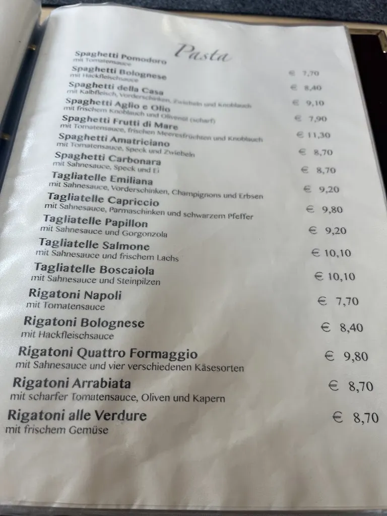 Menü_Restaurant Da Roberto_Grafenau_Bild_2