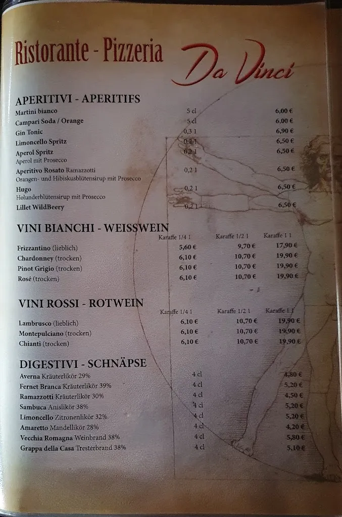 Menu_Ristorante Pizzeria Da Vinci__image_1
