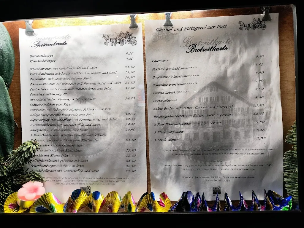 Menu_Gasthof Zur Post_Peißenberg_image_3