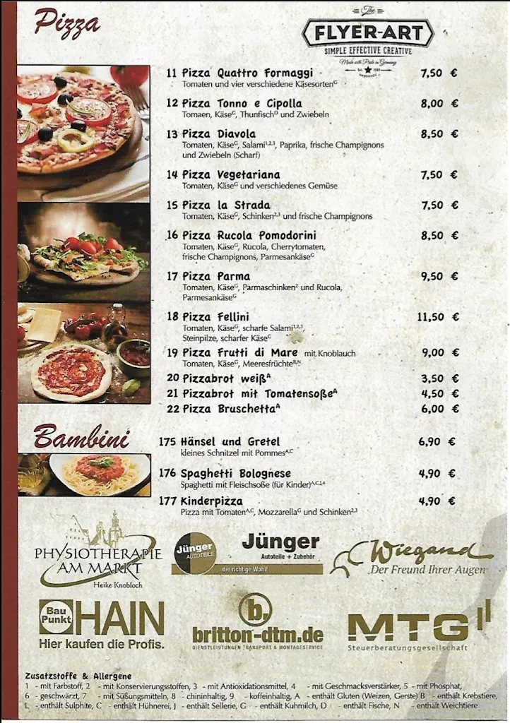 Menu_Fellini Restaurant_Eisleben_immagine_1