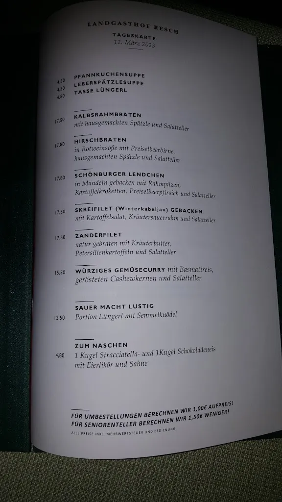 Menu_Landgasthof Resch_Pocking_immagine_1