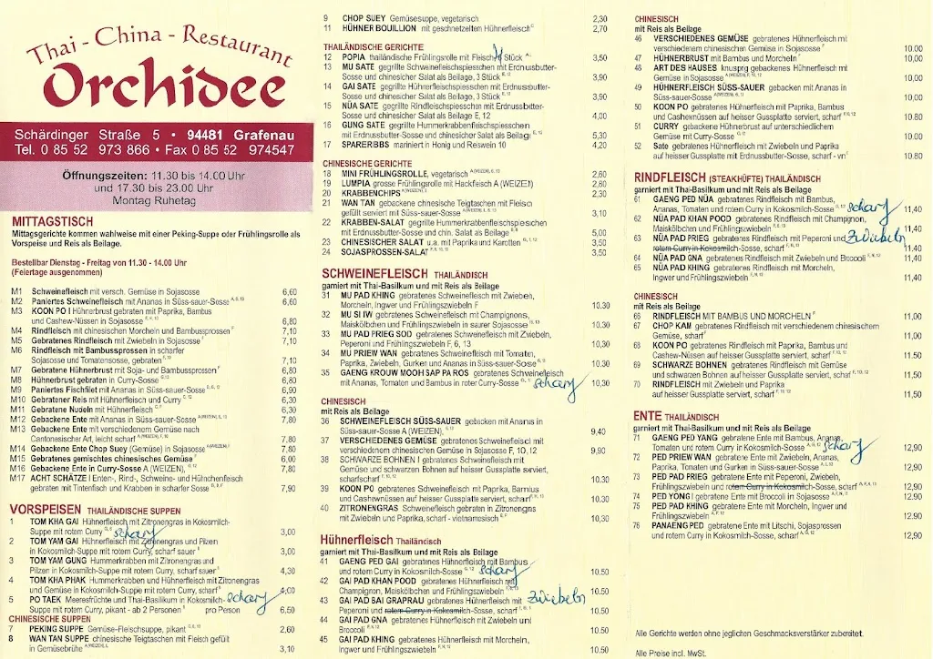 Menu_Restaurant Orchidee_Grafenau_image_1