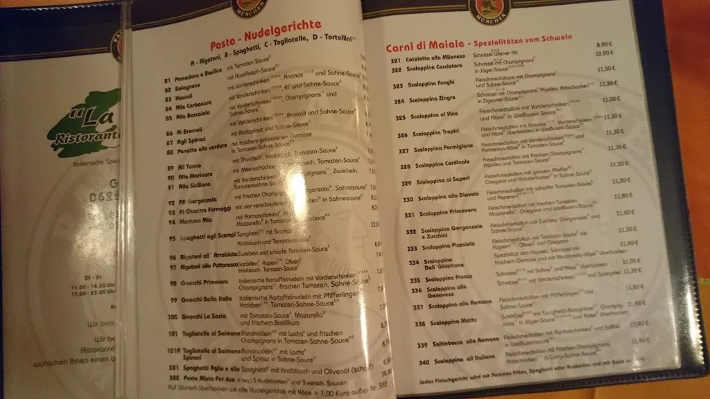 Menu_Restaurant La Sosta_Querfurt_immagine_1