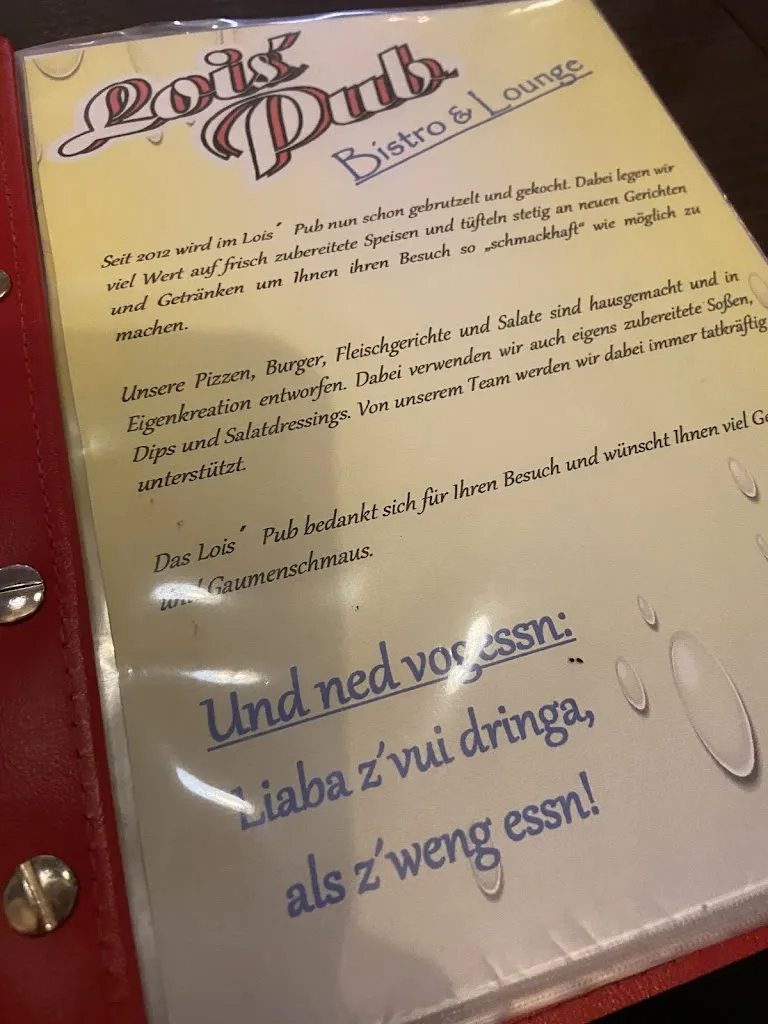 Menu_Lois Pub_Grafenau_immagine_4