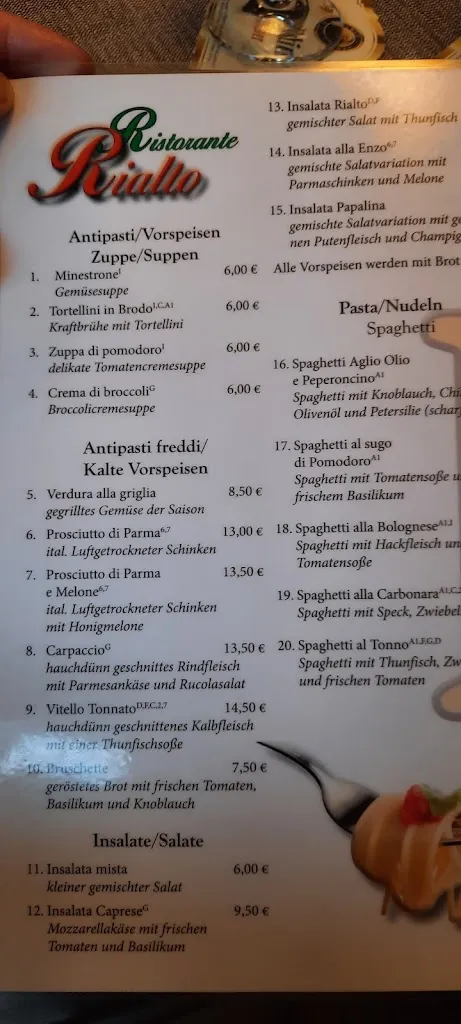 Menu_Rialto Da Enzo_Sangerhausen_image_1