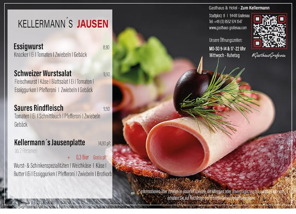 Menu_Gasthaus & Hotel Zum Kellermann_Grafenau_image_1