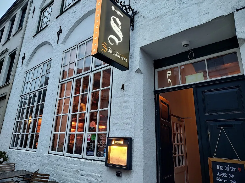 Restaurant Schlumachers restaurant in Lübeck