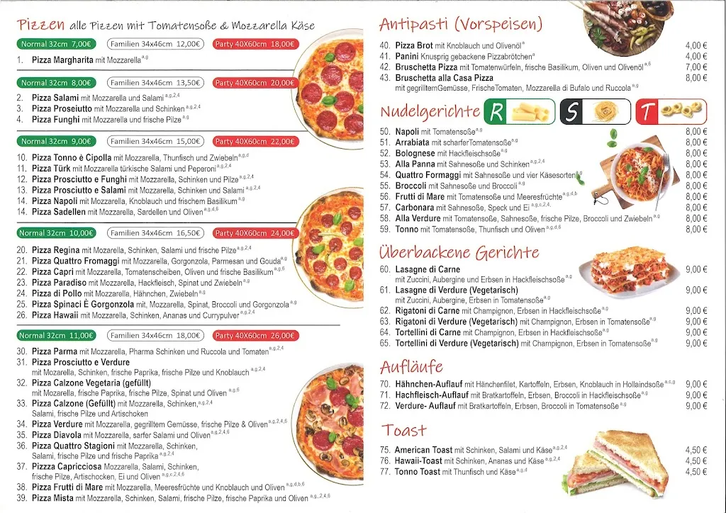 Menu_Eiscafé und Pizzeria Paradiso_Grafenau_immagine_1