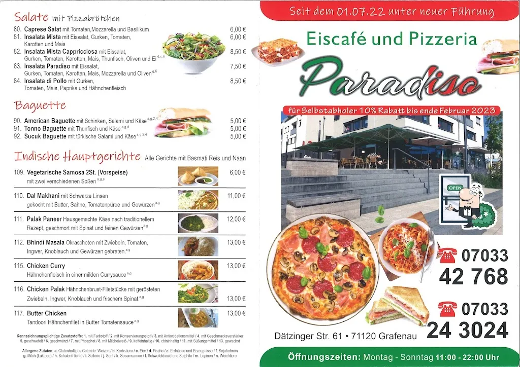 Menu_Eiscafé und Pizzeria Paradiso_Grafenau_immagine_2