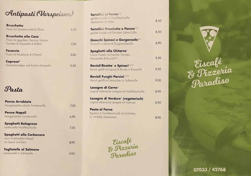 Menu_Eiscafé und Pizzeria Paradiso_Grafenau_immagine_4