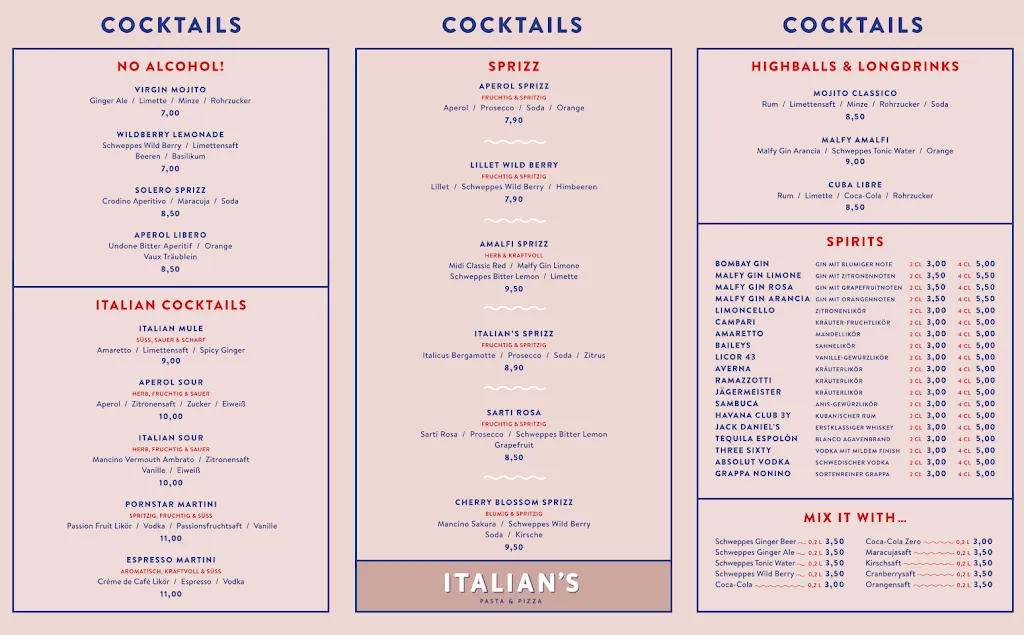 Menu_ITALIAN'S Wolfsburg_Wolfsburg_image_1