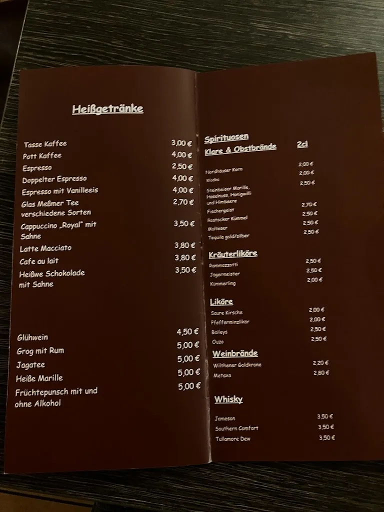 Menu_Gaststätte und Pension Zur Schiene - Henry Benz_Merseburg_image_1
