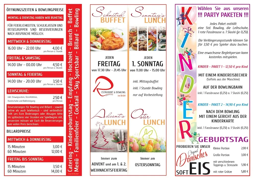 Menu_Restaurant und Bowling im Brühl_Zeitz_immagine_3