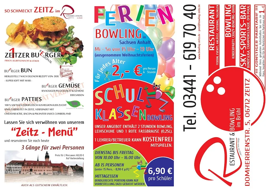 Menu_Restaurant und Bowling im Brühl_Zeitz_immagine_4