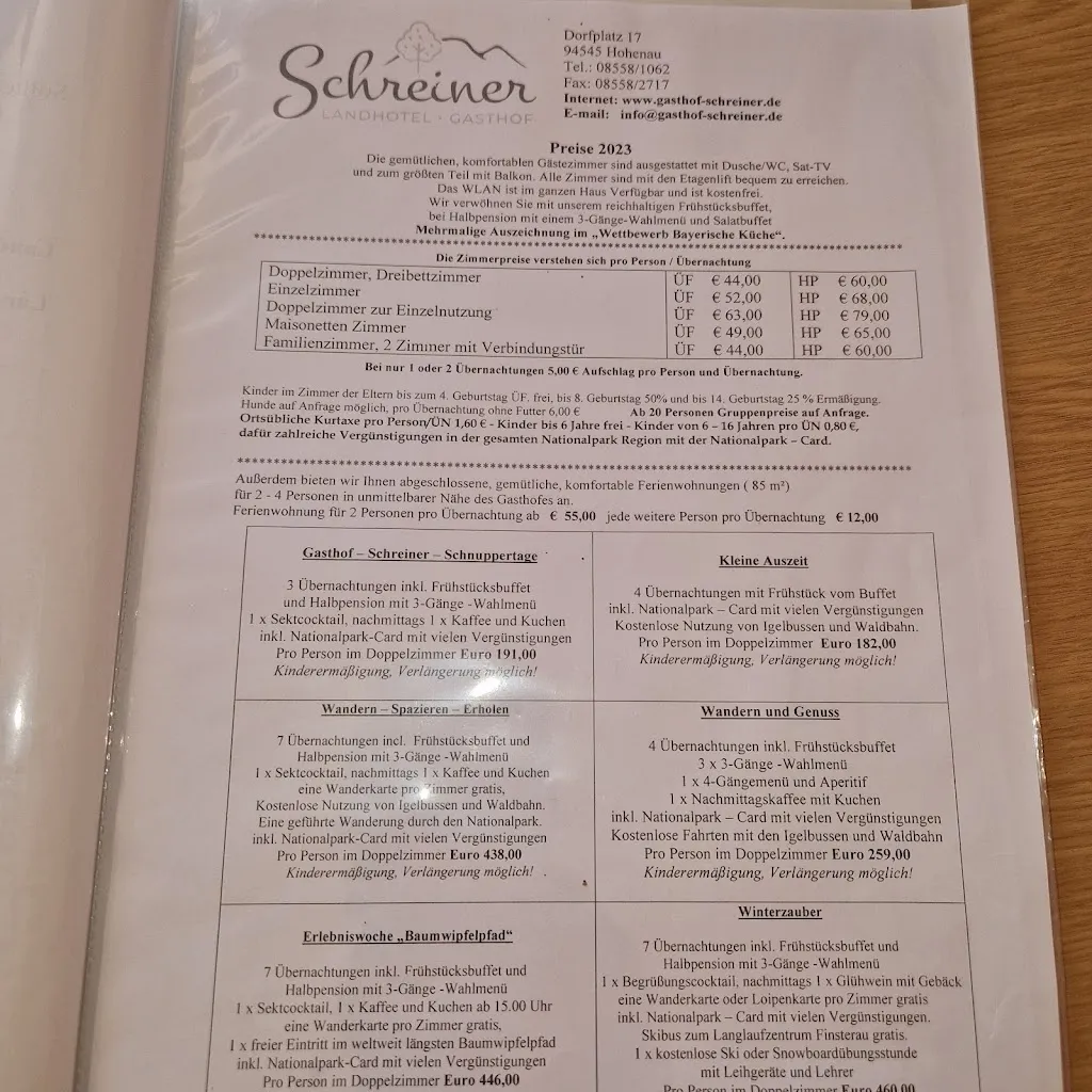 Menu_Landhotel-Gasthof-Schreiner_Hohenau_image_2