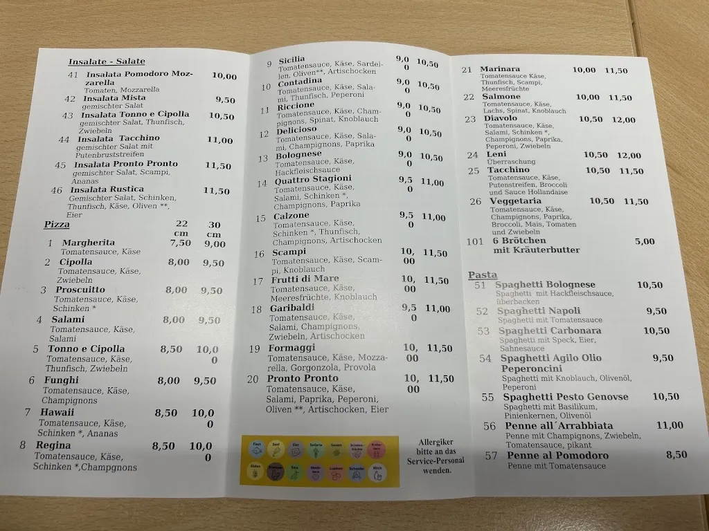 Menu_Ristorante La Stella Marina / Osteria Piano_Albersdorf_image_1