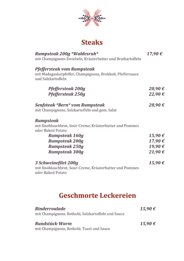 Menu_Dance Cafe and Restaurant Waldesruh_Albersdorf_image_3