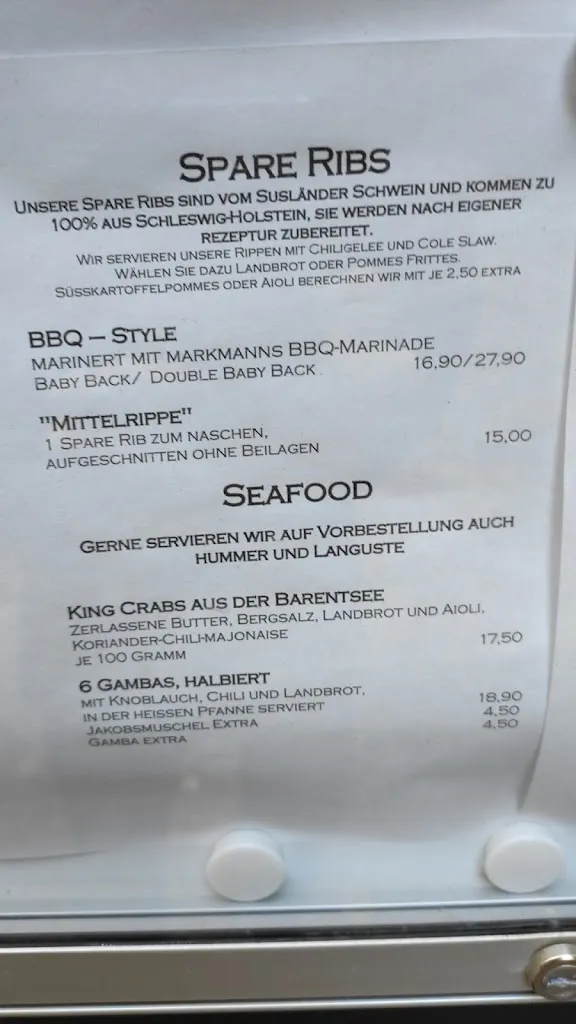 Menu_Restaurant Markmanns_Kiel_immagine_2
