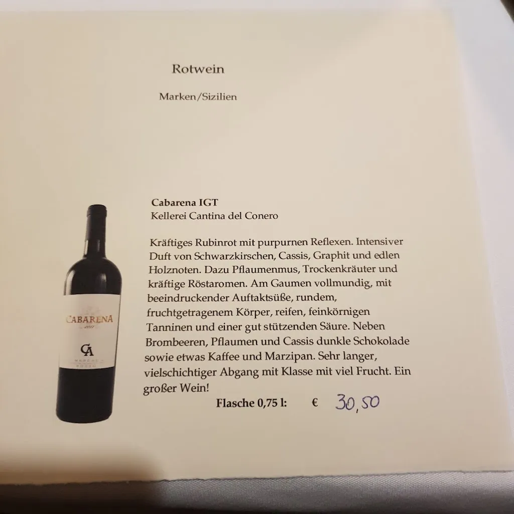 Menu_Villa Romana_Ahrensburg_imagen_1