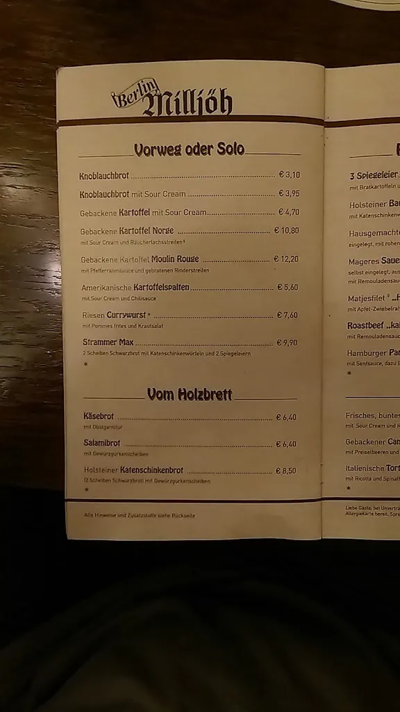 Menu_Berlin Milljöh_Ahrensburg_image_2