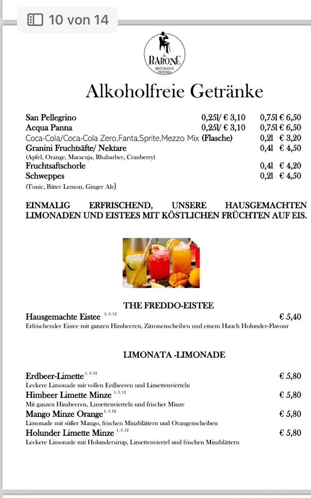 Menu_Ristorante Pizzeria da Barone_Ahrensburg_image_1