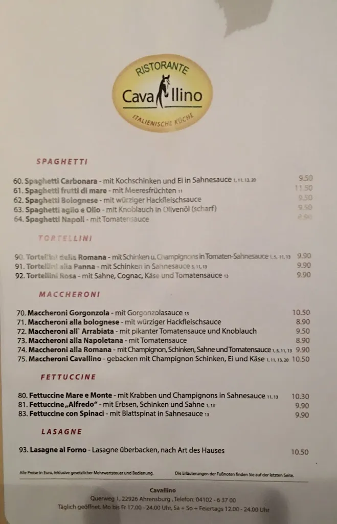 Menu_Peerstall Cavallino_Ahrensburg_image_1