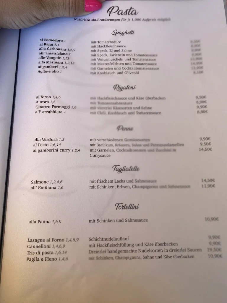 Menu_La Rosa_Gröbenzell_immagine_2