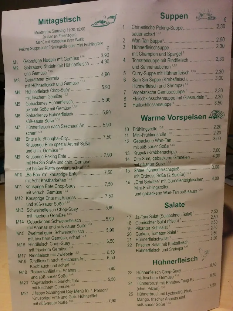 Menu_China-Restaurant Shanghai City_Oldesloe_immagine_3
