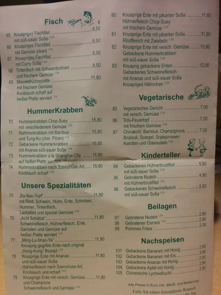 Menu_China-Restaurant Shanghai City_Oldesloe_immagine_4
