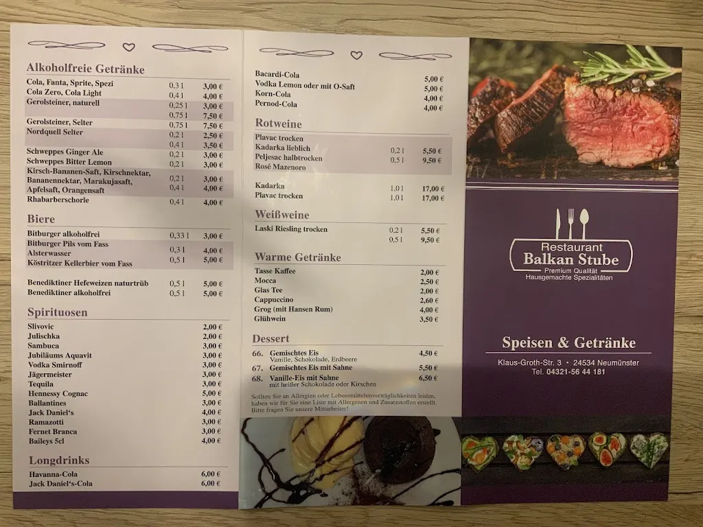 Menu_Balkan Stube | Neumünster_Neumünster_image_2
