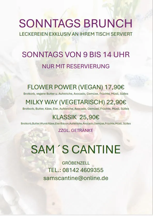 Menu_Sam's Cantine_Gröbenzell_image_1