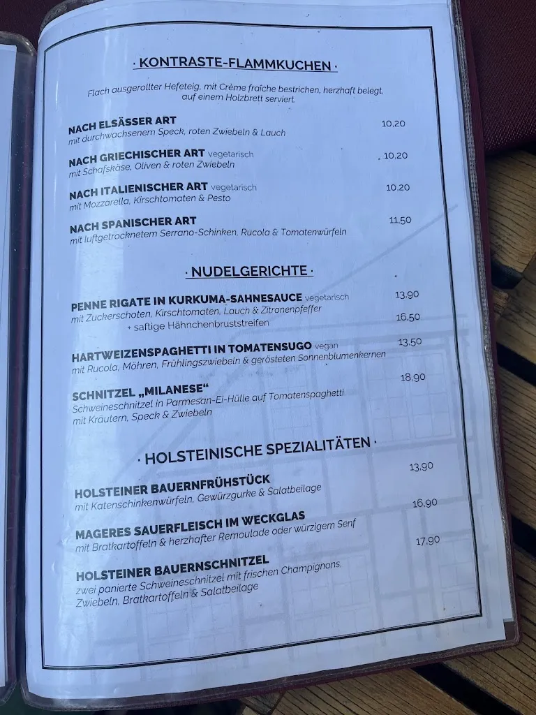 Menu_Kontraste Galerierestaurant, Biergarten & Hotel_Neumünster_image_2