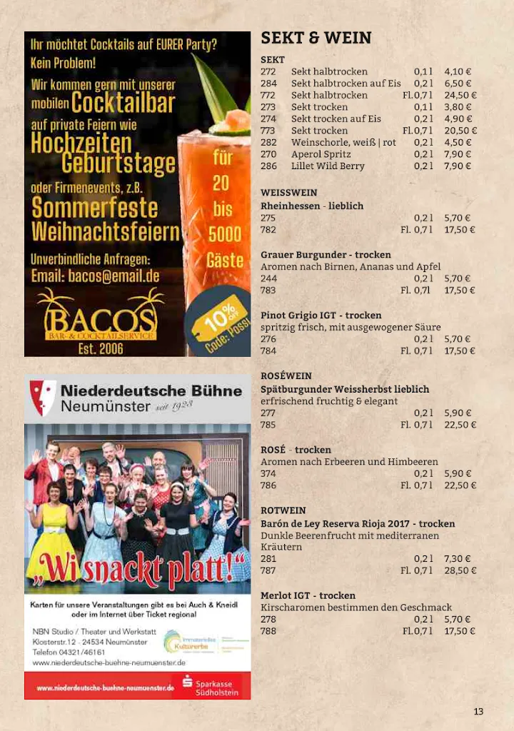 Menu_Postkeller Neumünster GmbH_Neumünster_image_4