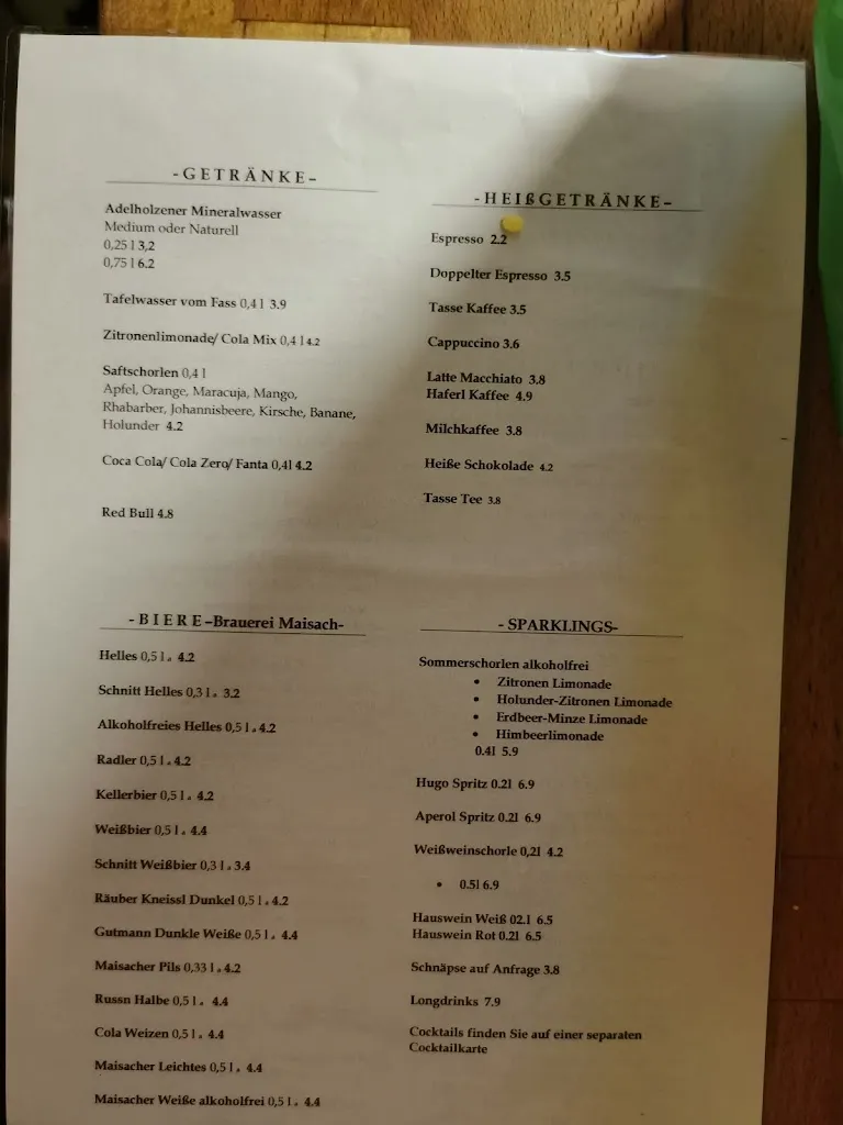 Menu_Restaurant Wirtshaus Gröbenzell_Gröbenzell_immagine_1