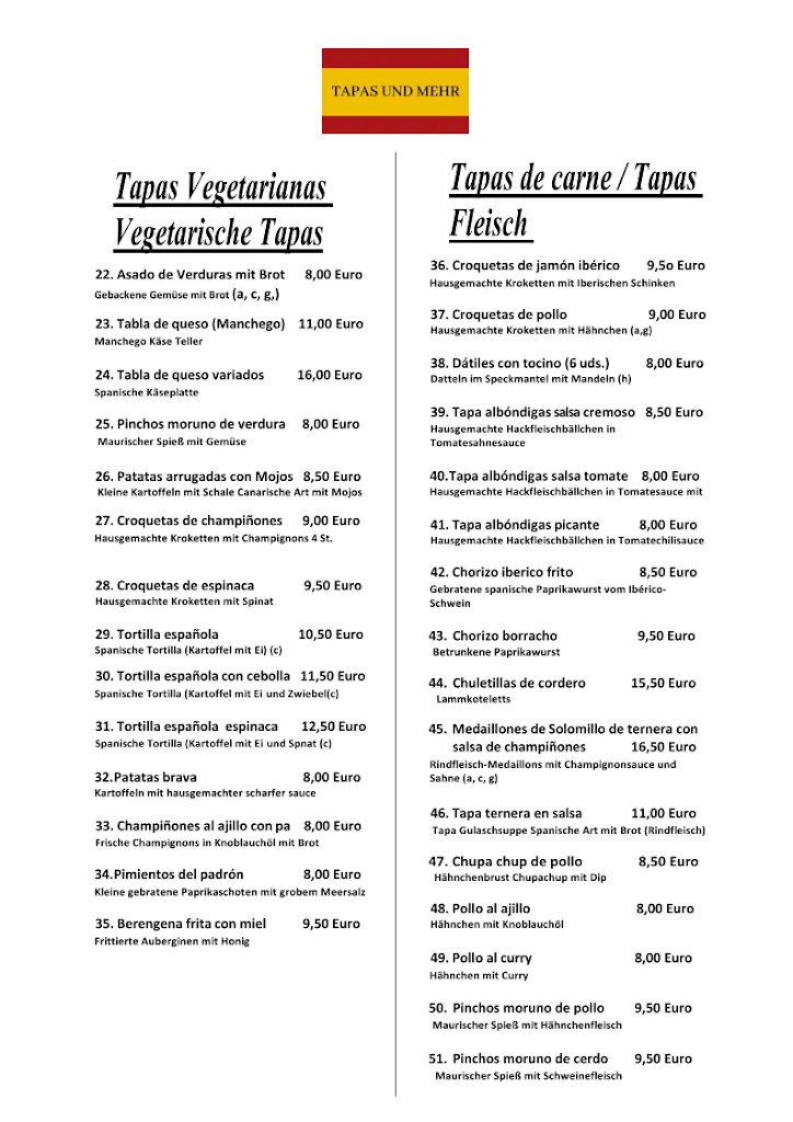 Menu_Tapas und Mehr Spanisches Restaurant Hamburg_Ammersbek_image_3