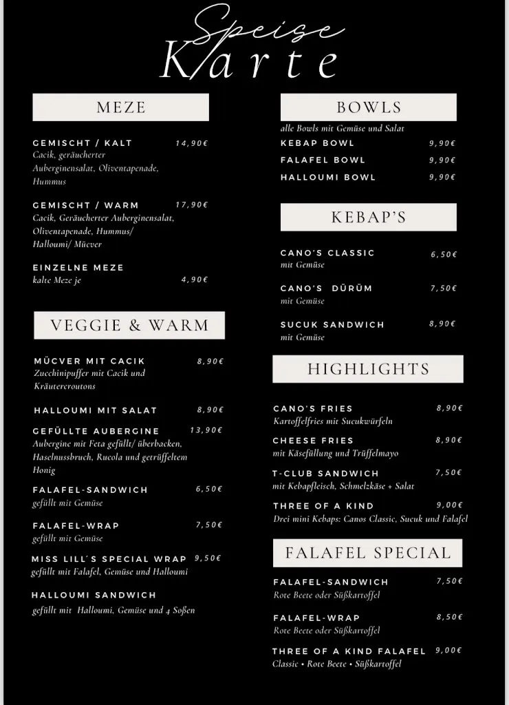 Menu_Cano's Gemüse Kebap_Gröbenzell_immagine_1