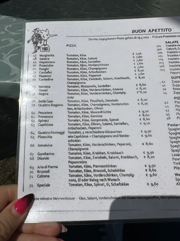 Menu_Restaurant Vinocchio Pinocchio_Gröbenzell_immagine_4