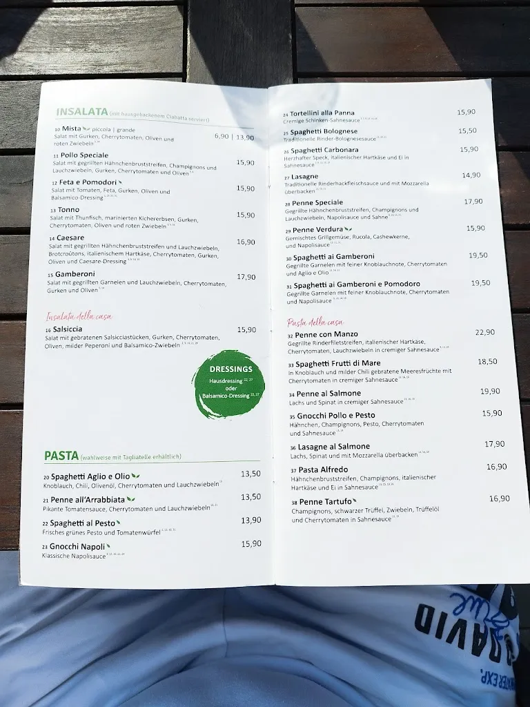 Menu_Ciao Bella Ostseeresort Olpenitz_Kappeln_image_1