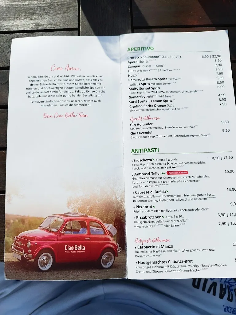 Menu_Ciao Bella Ostseeresort Olpenitz_Kappeln_image_2