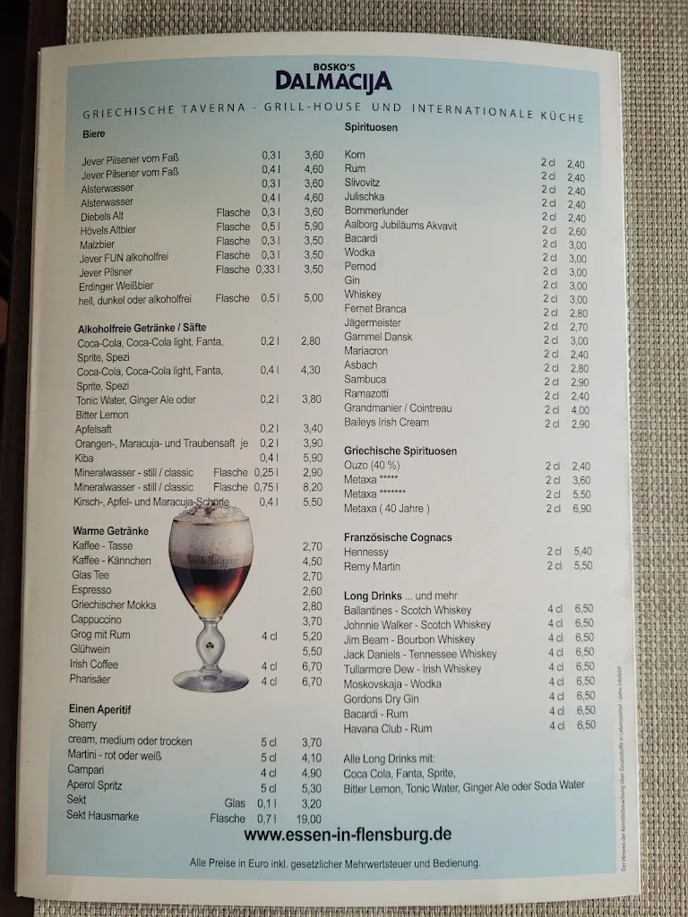 Menu_Bosko's Dalmacija Griechische Taverna_Harrislee_image_4