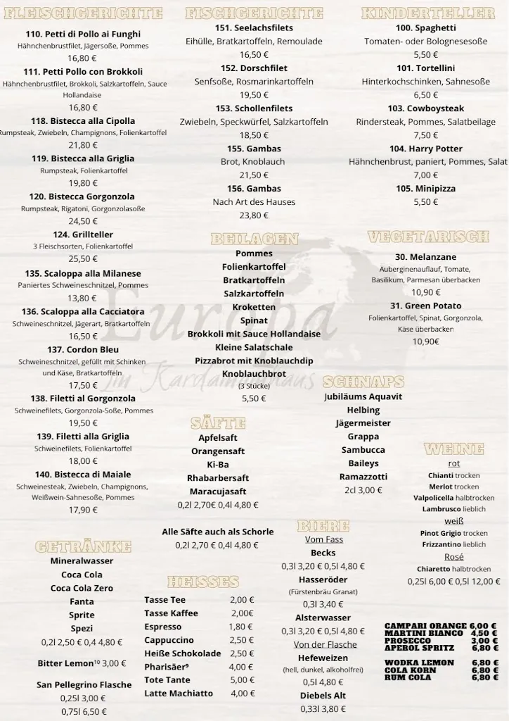 Menu_Ristorante Pizzeria Europa Gaststätten_Garding_image_1