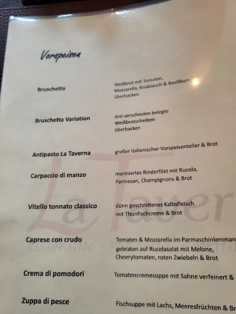 Menu_Ristorante La Taverna_Eckernförde_image_1