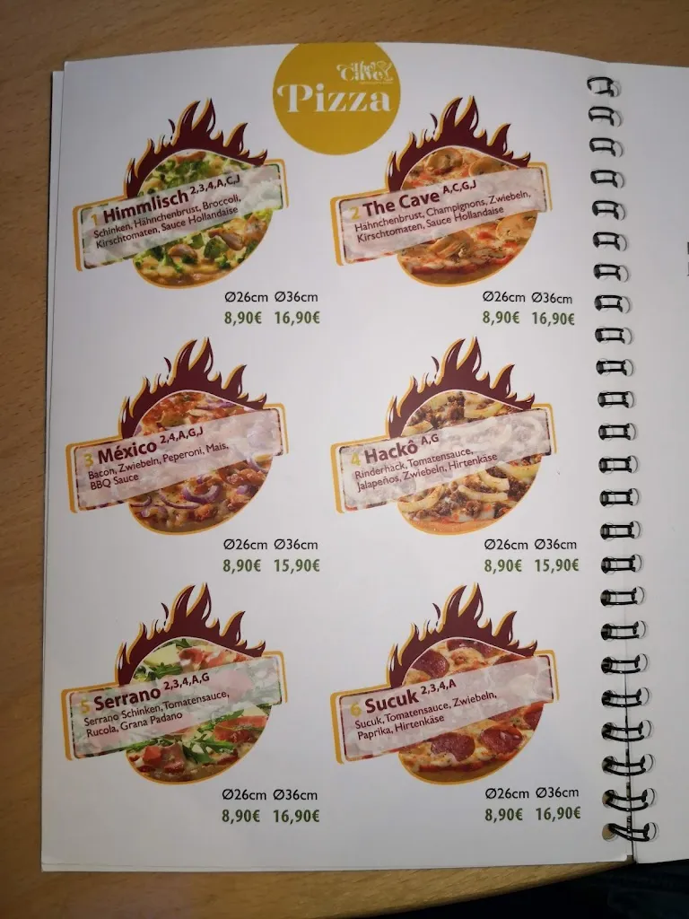 Menu_The Cave_Eckernförde_immagine_3