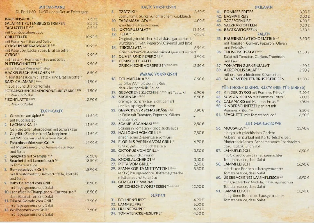 Menu_Restaurant Akropolis_Puchheim_image_1