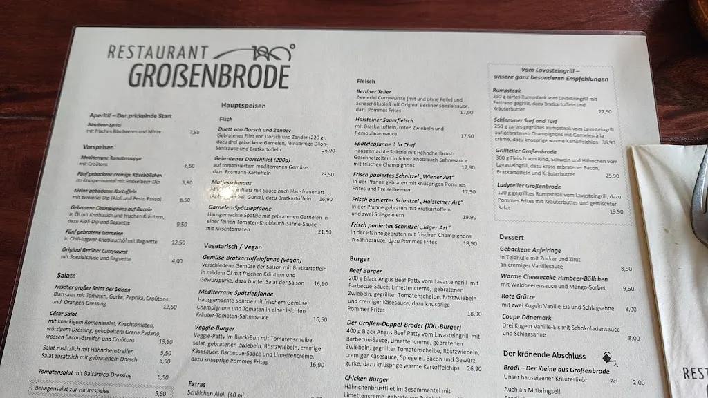 Menu_Restaurant Großenbrode_Großenbrode_image_1