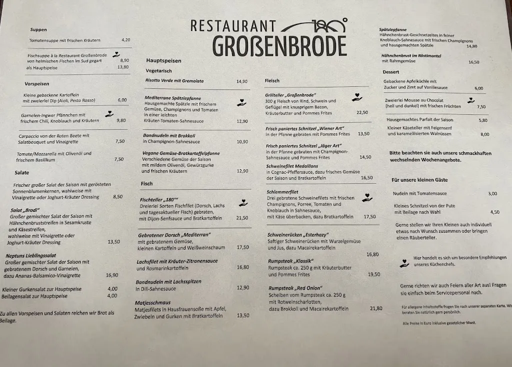 Menu_Restaurant Großenbrode_Großenbrode_image_2