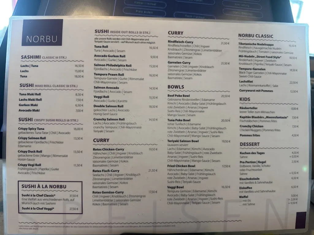 Menu_Bistro Norbu Großenbrode_Großenbrode_image_2